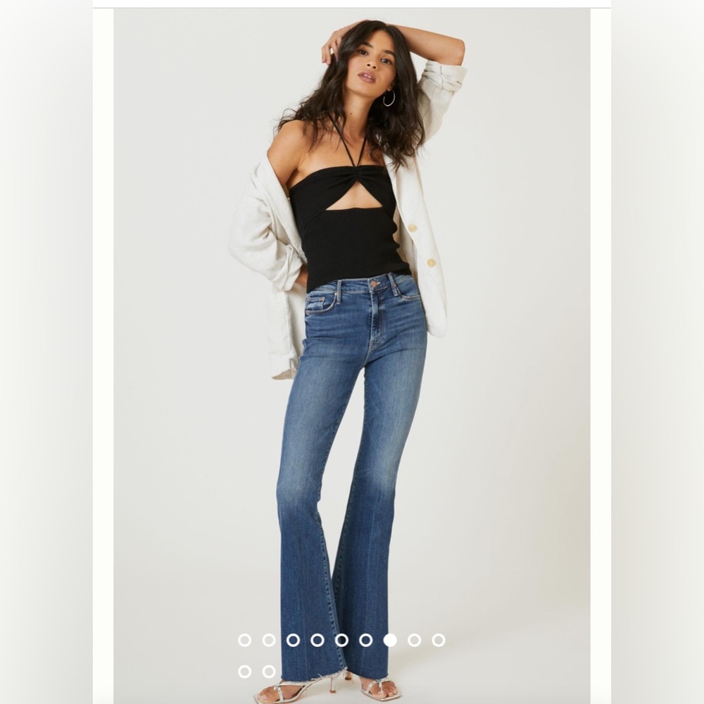MOTHER mid rise flair jeans